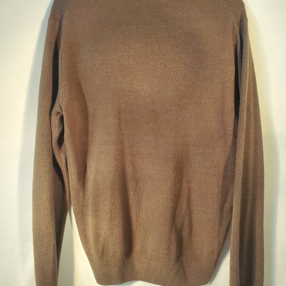 Mens Brown Dockers Pullover Sweater - Picture 4 of 4